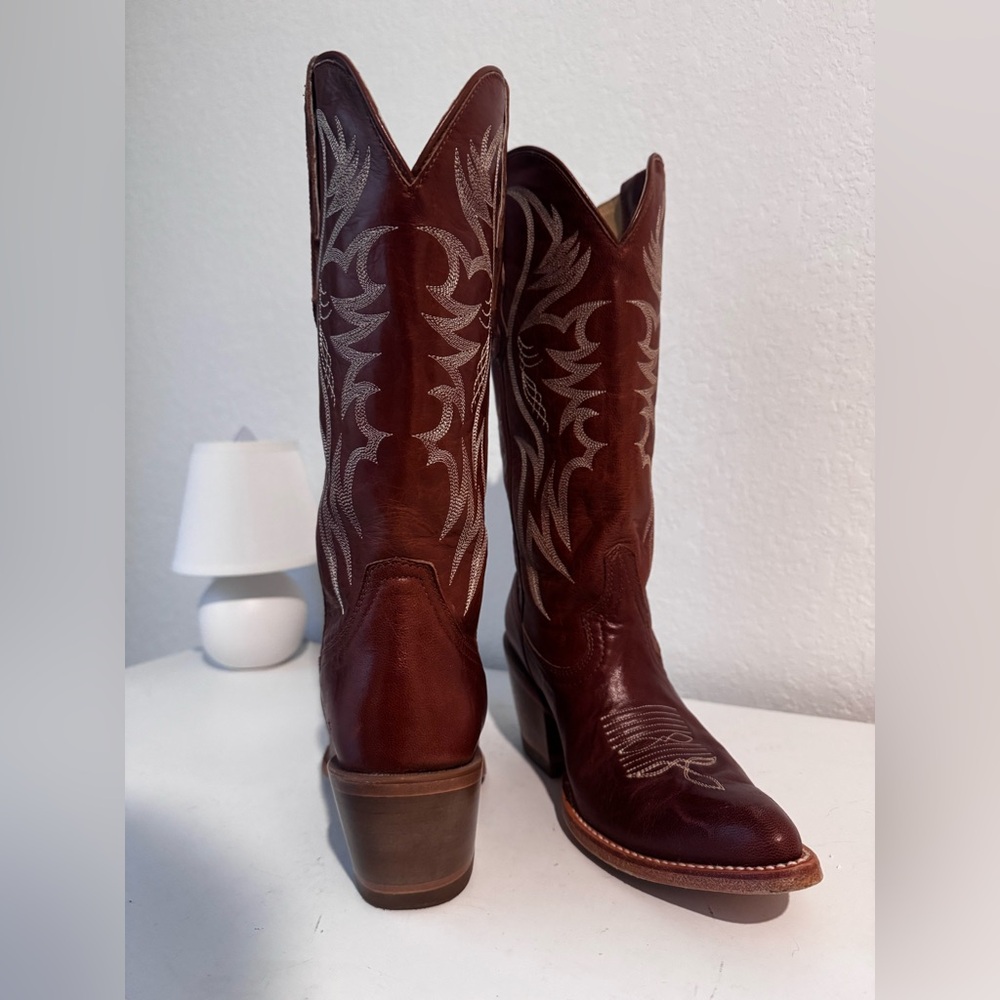 IDYLLWIND WOMEN'S CHARMED LIFE WESTERN BOOTS - ROUND TOE Brown Western Leather - Picture 10 of 11